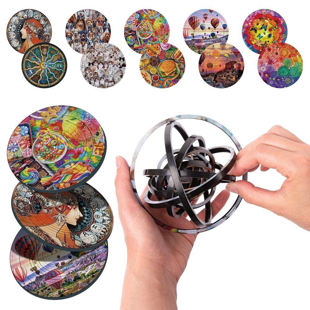 360° Rotating 3D Rotating Puzzle DIY Double Sided Rotating Ball Toy Spinners Ball Jigsaw Kids Toys Style 1
360° Rotating 3D Rotating Puzzle DIY Double Sided Rotating Ball Toy Spinners Ball Jigsaw Kids Toys Style 1