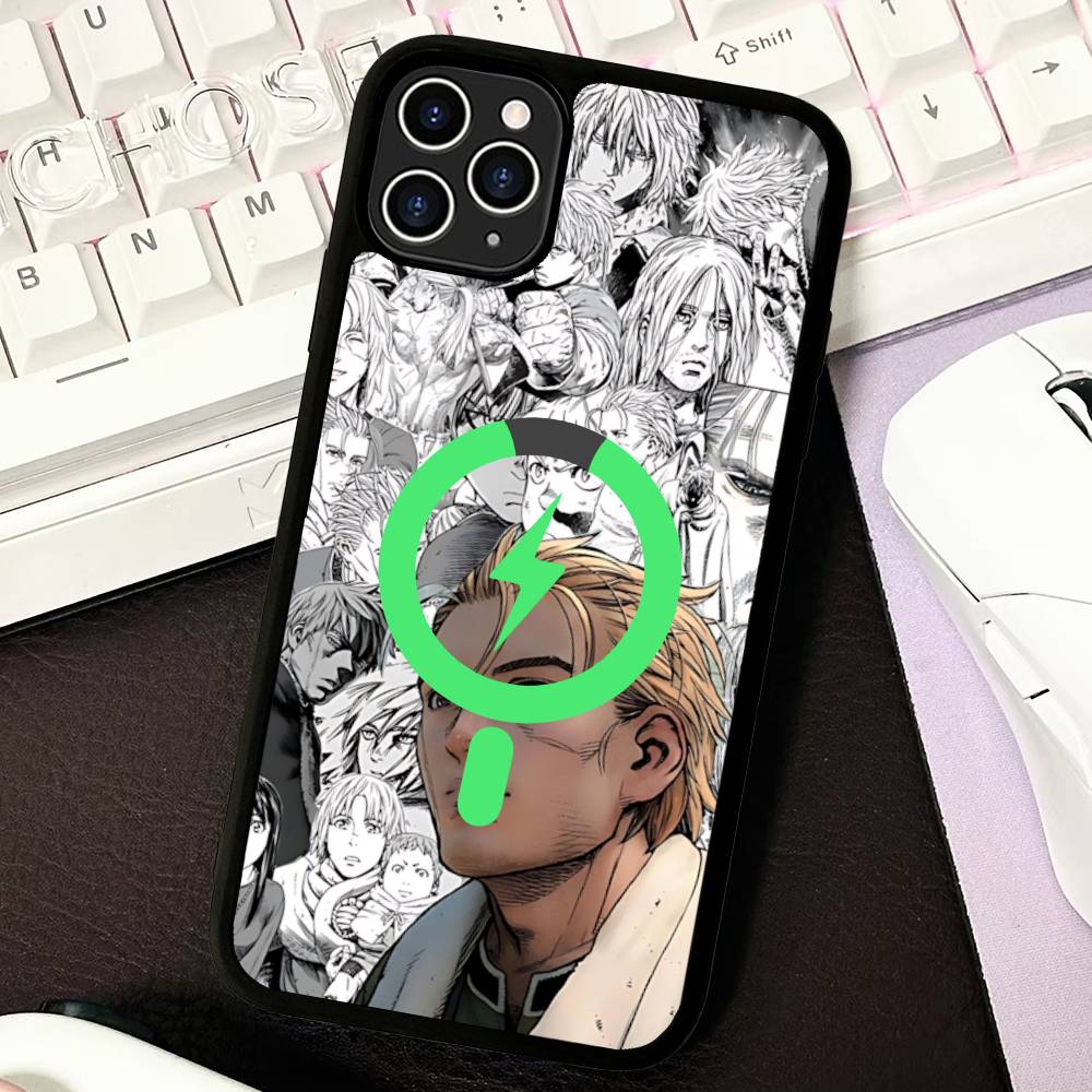 Vintage V-Vinland Saga Anime For Magsafe Case For IPhone 17 16 Pro Max 15 14 Plus 13 12 11 Wireless Charging Phone Cover iPhone 16e
Vintage V-Vinland Saga Anime For Magsafe Case For IPhone 17 16 Pro Max 15 14 Plus 13 12 11 Wireless Charging Phone Cover iPhone 16e