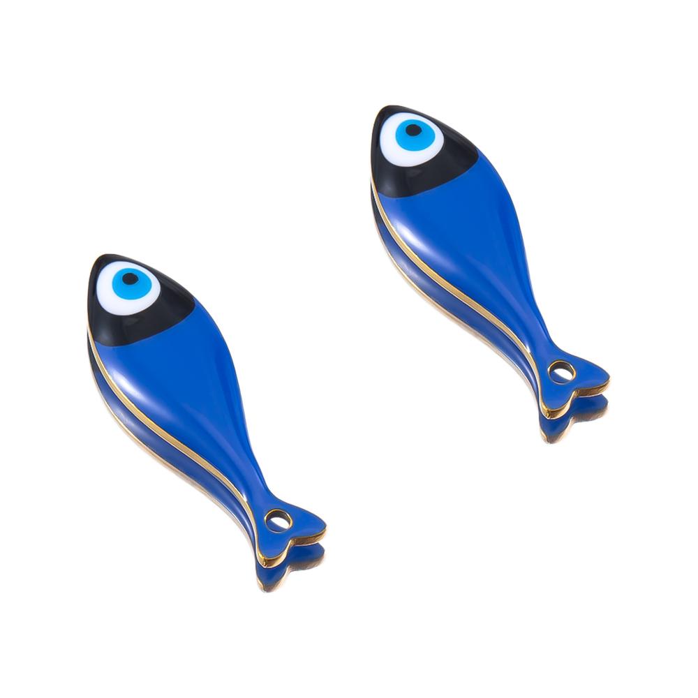 2pcs 6pcs Stainless Steel Enamel Big Eye Fish Bone Charms Dripping Oil Pendant Base DIY Boho Necklace Jewelry Earrings Findings 2pcs
2pcs 6pcs Stainless Steel Enamel Big Eye Fish Bone Charms Dripping Oil Pendant Base DIY Boho Necklace Jewelry Earrings Findings 2pcs