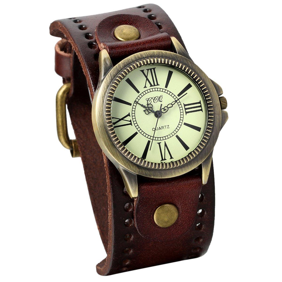 JewelryWe Antique Style Wristwatch for Men and Dial Style Birthday Day Brown Women, Unisex, Frame, Retro, Stylish, Leather, Alloy, Present, Children s
JewelryWe Antique Style Wristwatch for Men and Dial Style Birthday Day Brown Women, Unisex, Frame, Retro, Stylish, Leather, Alloy, Present, Children s