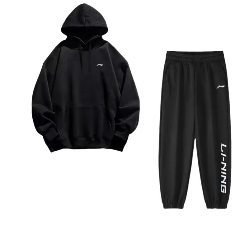 Li Ning однотонная свободная толстовка с капюшоном, завязками на шнурке, принтом букв, широкими длинными брюками, повседневный спортивный комплект YWDT409-1+AYKS589-1 L
Li Ning однотонная свободная толстовка с капюшоном, завязками на шнурке, принтом букв, широкими длинными брюками, повседневный спортивный комплект YWDT409-1+AYKS589-1 L