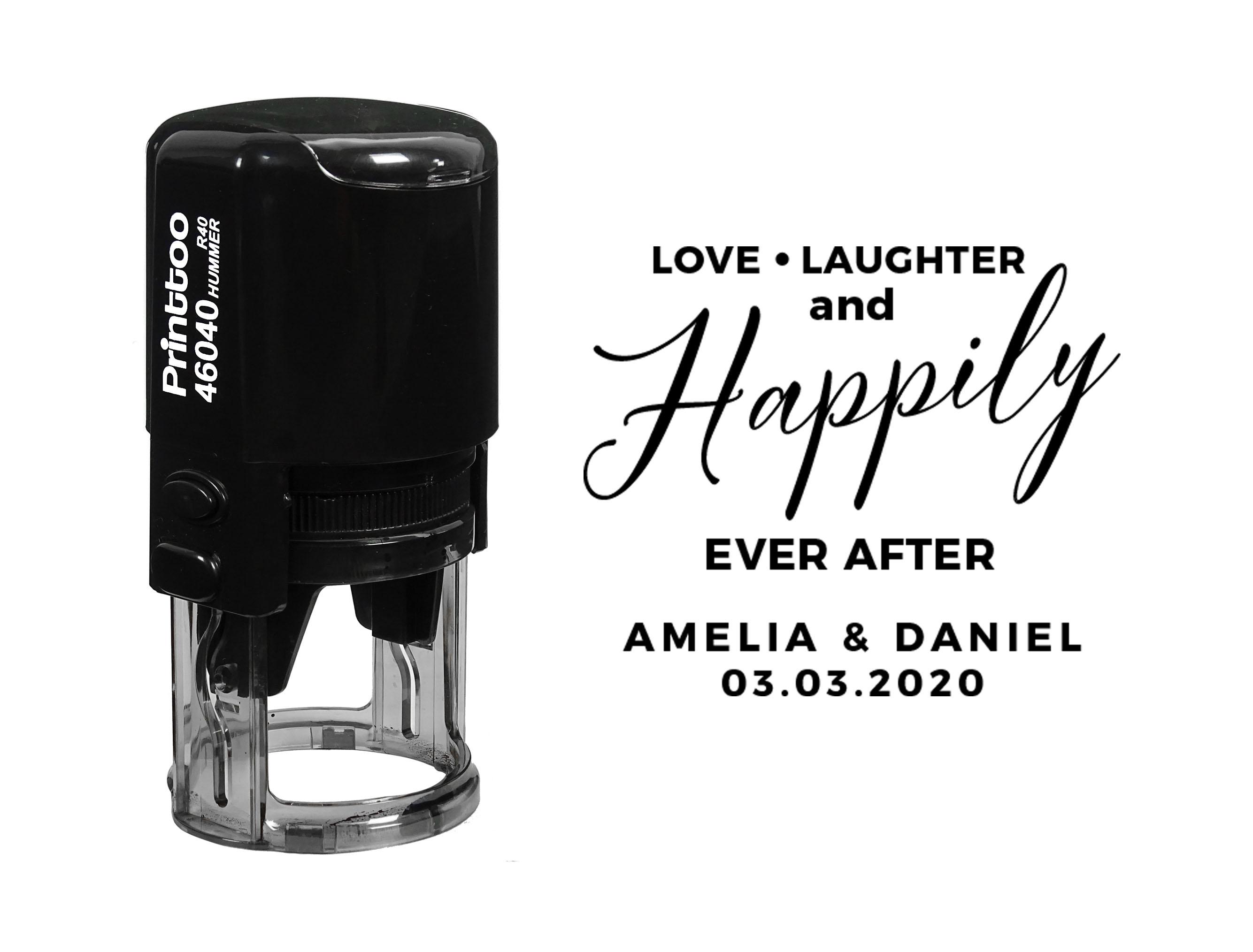 Printtoo PersonalizedA Round Black Self Inking Wedding Favor Stamp Custom To Love| Laughter And Happily Ever After Heavy Duty Rubber Stamper-40 40 mm Diameter чёрный
Printtoo PersonalizedA Round Black Self Inking Wedding Favor Stamp Custom To Love| Laughter And Happily Ever After Heavy Duty Rubber Stamper-40 40 mm Diameter чёрный