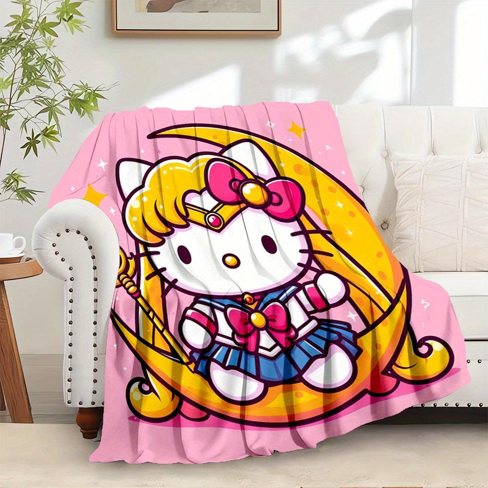 For Hello Kitty, Crescent MoonAnime-Themed Flannel Blanket, Glam Style, Digital Print, All-Season Comfort, Tear-Resistant, Knitted Craftsman 130x150cm
For Hello Kitty, Crescent MoonAnime-Themed Flannel Blanket, Glam Style, Digital Print, All-Season Comfort, Tear-Resistant, Knitted Craftsman 130x150cm