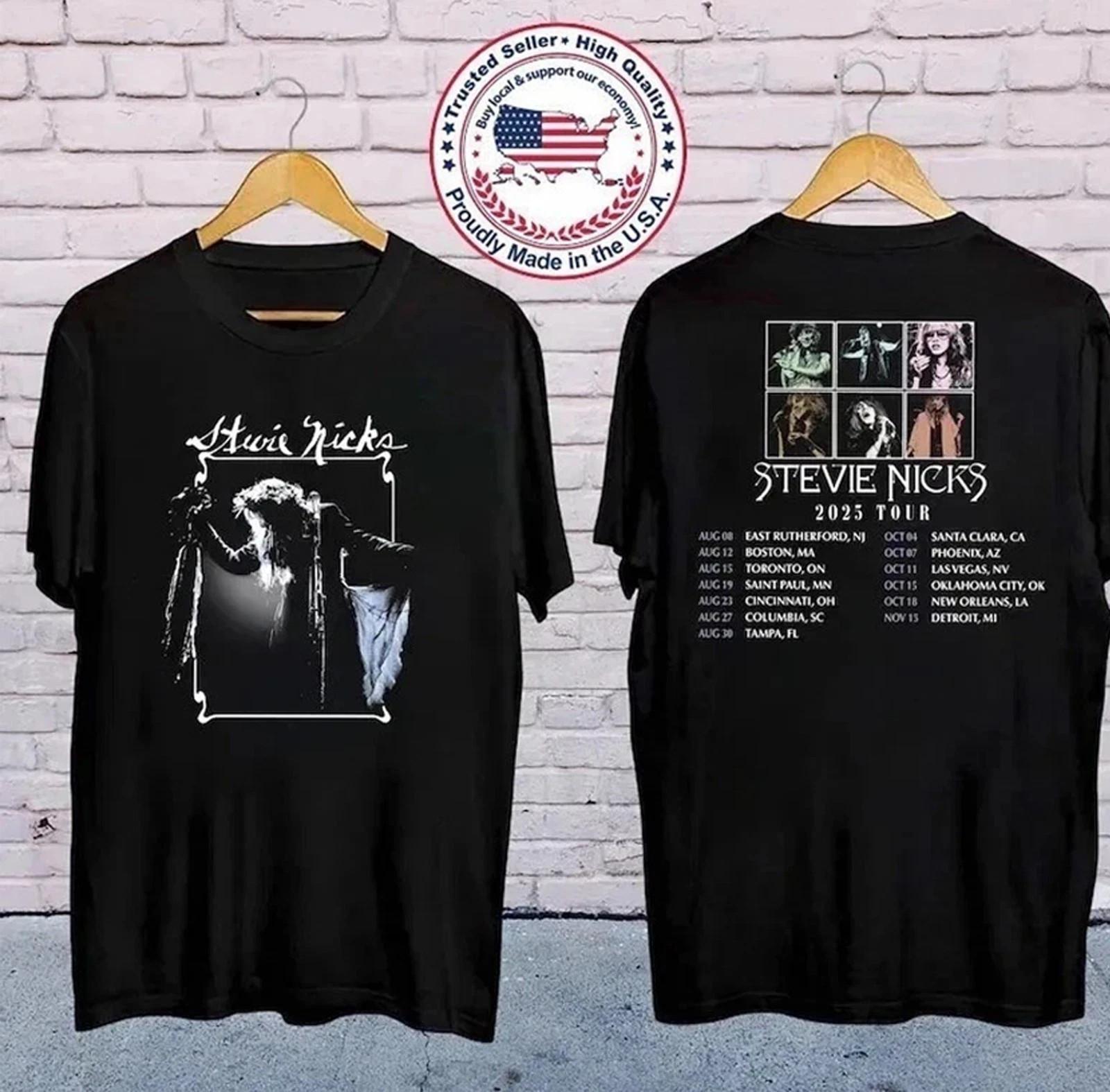 Custom Stevie Nicks 2025 North American Tour T Shirt Mens Womens Tees Top1 2XL
Custom Stevie Nicks 2025 North American Tour T Shirt Mens Womens Tees Top1 2XL