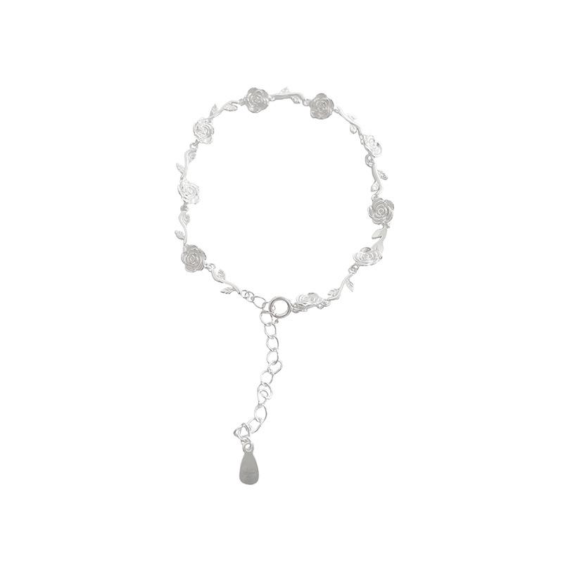 Sterling Silver Rose Necklace & Choker Bracelet - High-End, Versatile, Light Luxury Design Pure Silver
Sterling Silver Rose Necklace & Choker Bracelet - High-End, Versatile, Light Luxury Design Pure Silver