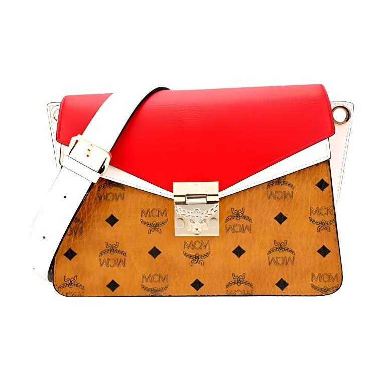 MCM Visetos Monogram Color-Block Detachable Shoulder Strap Canvas And Leather Crossbody Bag Medium Women crossbody bag Red Brown Cognac MWS9SMZ56CD001 Basic Set (Bag+Dust Bag)
MCM Visetos Monogram Color-Block Detachable Shoulder Strap Canvas And Leather Crossbody Bag Medium Women crossbody bag Red Brown Cognac MWS9SMZ56CD001 Basic Set (Bag+Dust Bag)