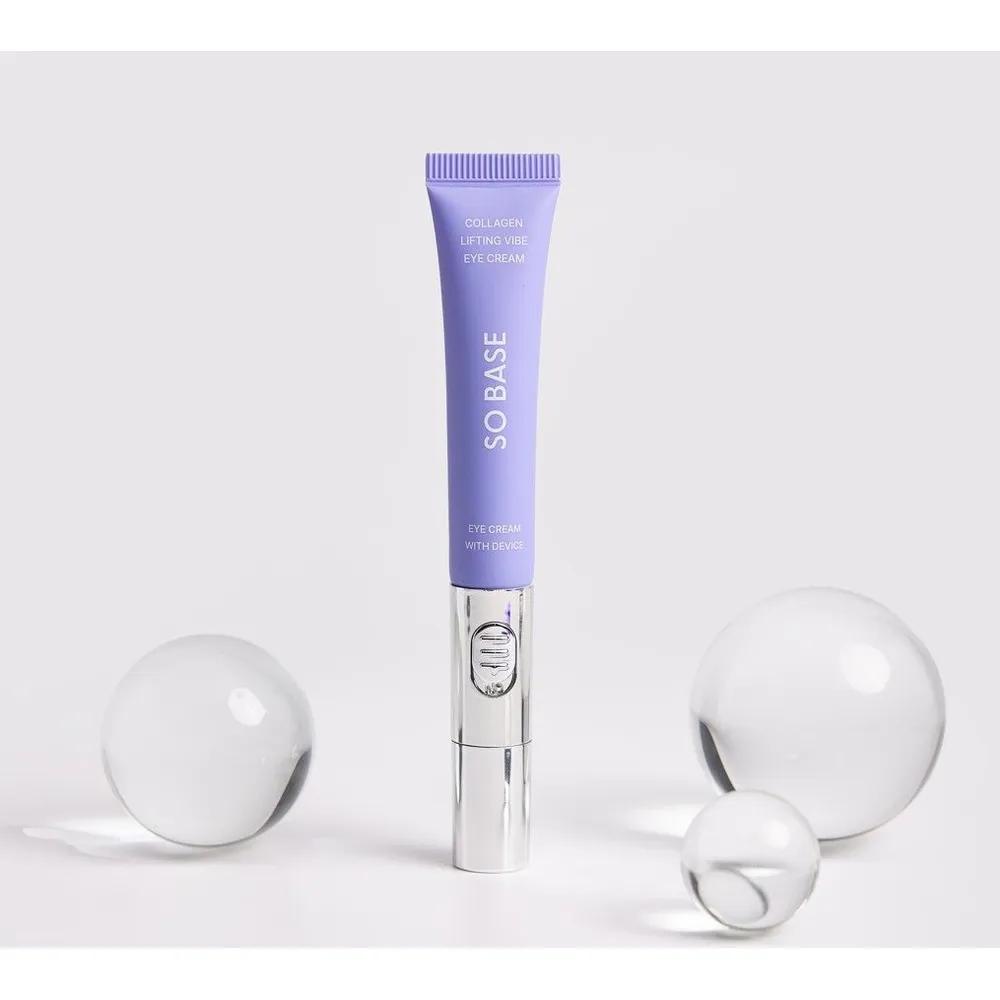 SO BASE Collagen Lifting Vibrating Eye Cream 15ml
SO BASE Collagen Lifting Vibrating Eye Cream 15ml