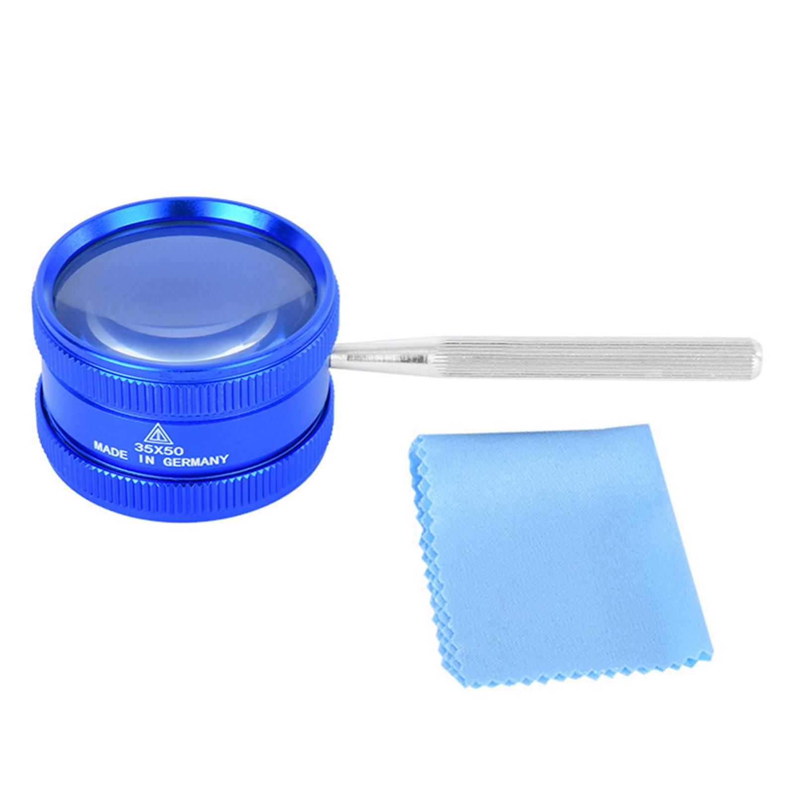 Portable 50mm Blue Magnifier With 35X Amplification Ideal For Students Seniors And Kids Outdoor Enthusiasts Exploration 1
Portable 50mm Blue Magnifier With 35X Amplification Ideal For Students Seniors And Kids Outdoor Enthusiasts Exploration 1