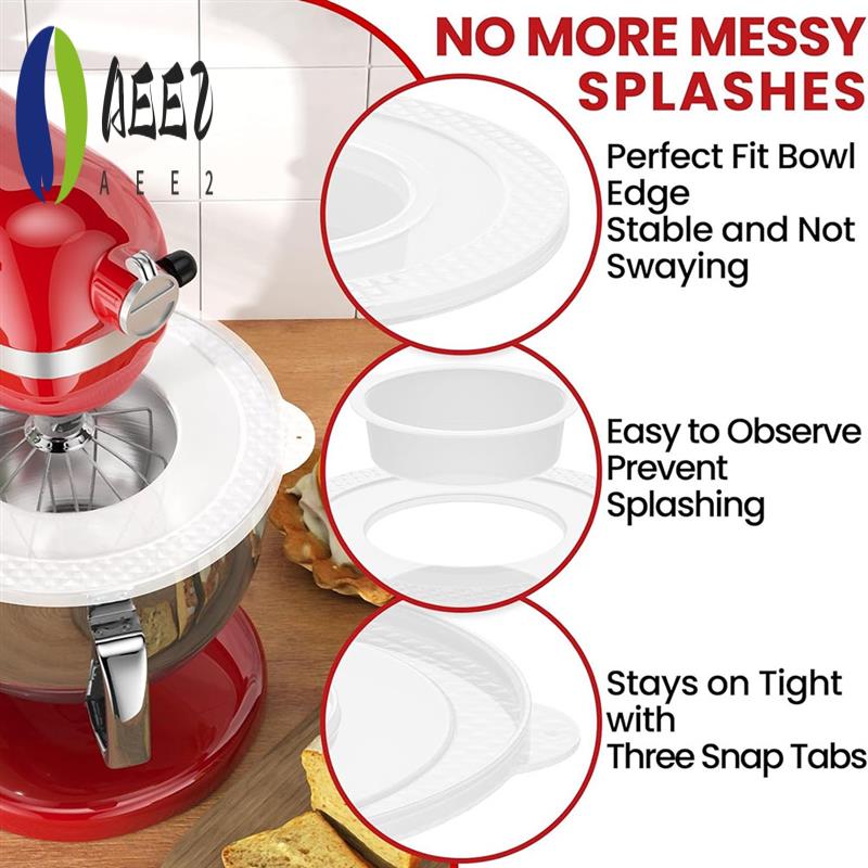 AEE2-For Kitchenaid 6-7 Quart Tilt-Head Stand Mixers, Secure Pouring Shield & Mixers Bowl Covers Mixer Splatter Guard Lids
AEE2-For Kitchenaid 6-7 Quart Tilt-Head Stand Mixers, Secure Pouring Shield & Mixers Bowl Covers Mixer Splatter Guard Lids
