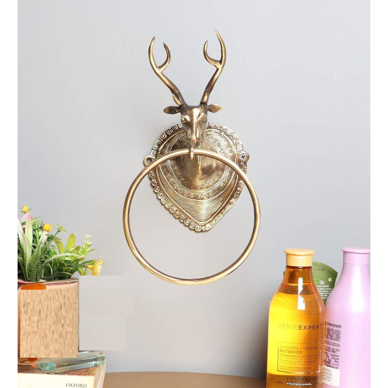 Новейшая вешалка для полотенец Royal Stag Design из латуни, аксессуары для ванной комнаты, держатель для кухонного полотенца
Новейшая вешалка для полотенец Royal Stag Design из латуни, аксессуары для ванной комнаты, держатель для кухонного полотенца