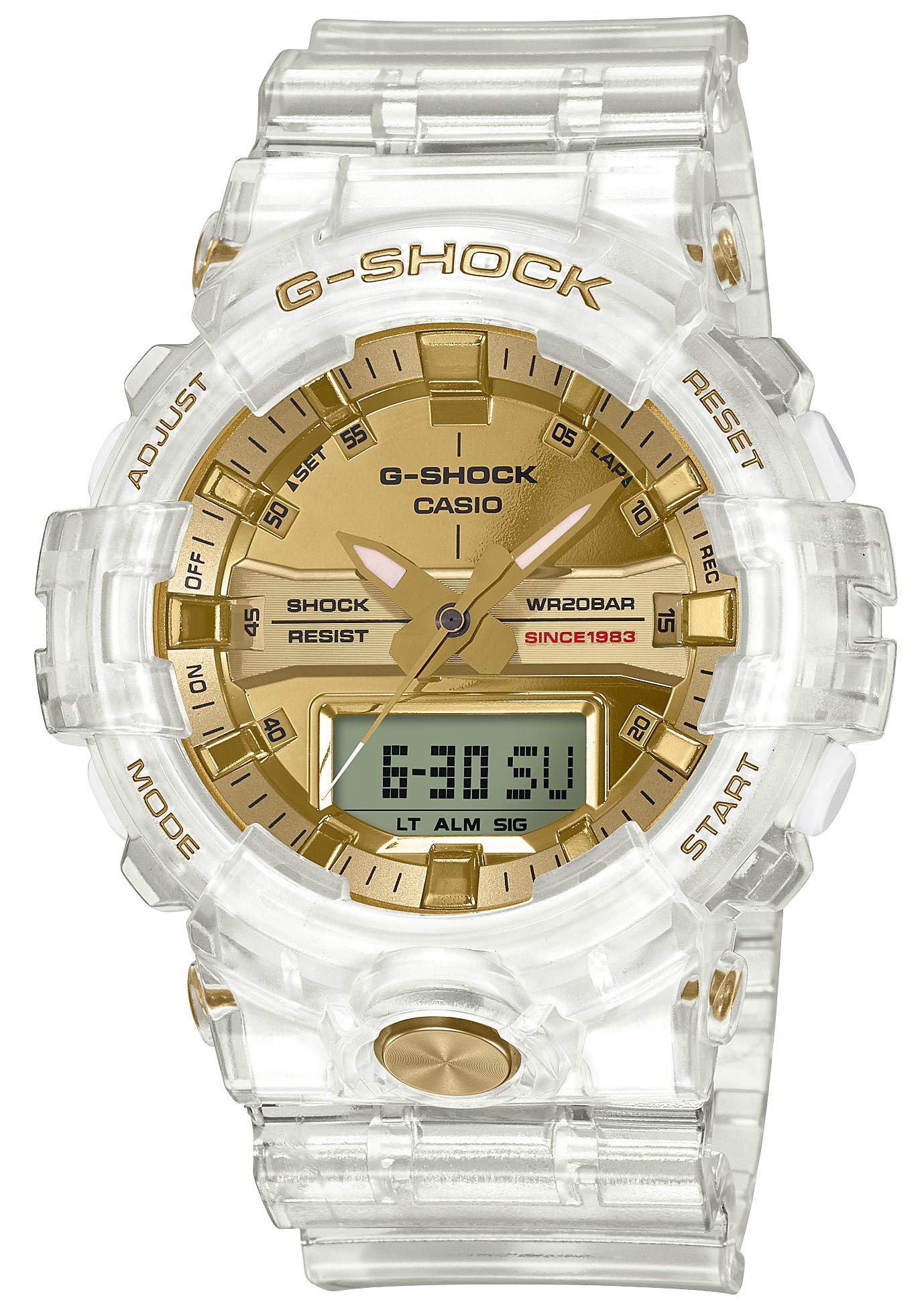 Casio GLACIER GOLD Clear Watch G-Shock GA-835E-7AJR Men s
Casio GLACIER GOLD Clear Watch G-Shock GA-835E-7AJR Men s