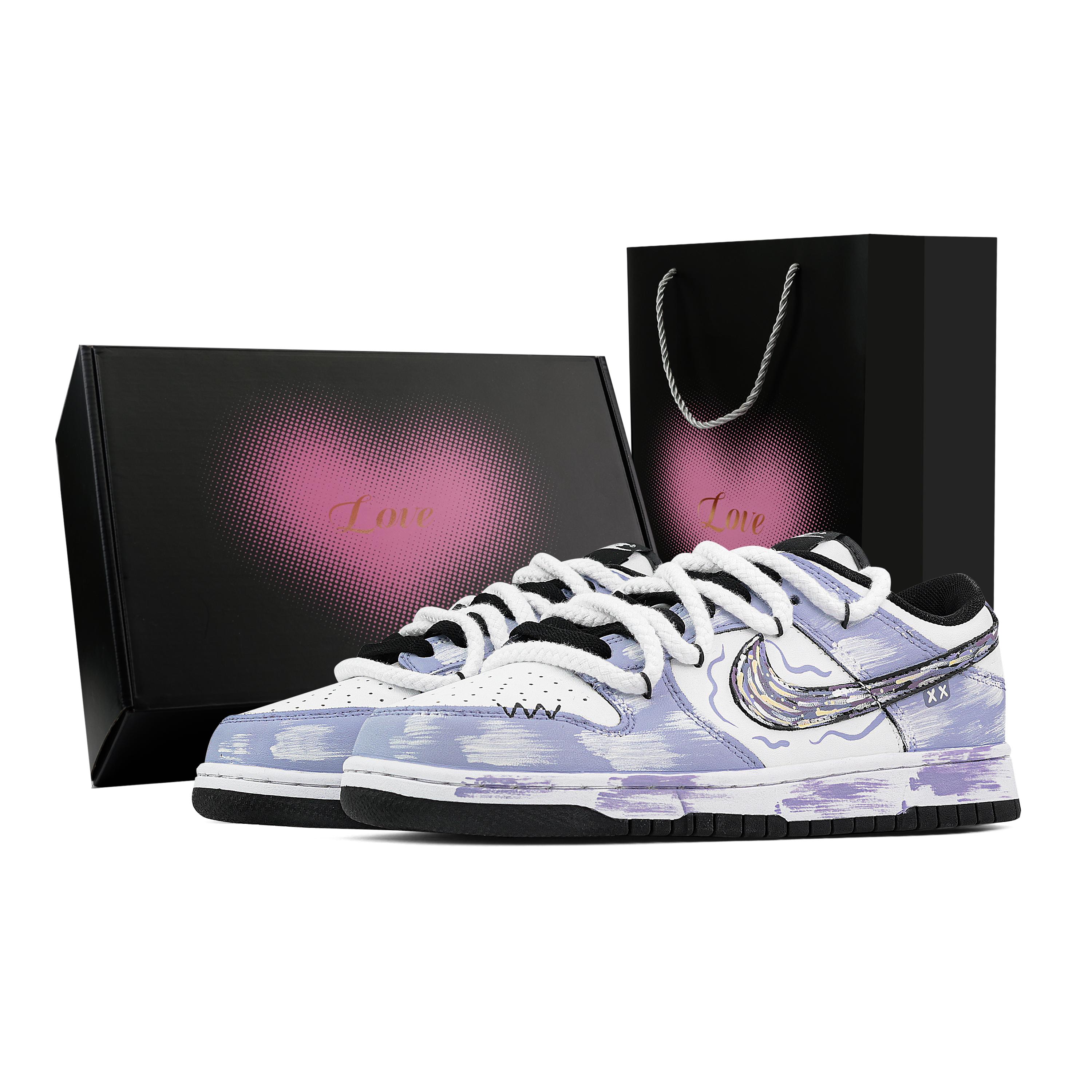 Nike Dunk Mysterious Near Death Heart Box Abrasion Resistant Low top Skateboard Shoes Unisex Purple White DD1391-100(Team773--) 37.5
Nike Dunk Mysterious Near Death Heart Box Abrasion Resistant Low top Skateboard Shoes Unisex Purple White DD1391-100(Team773--) 37.5