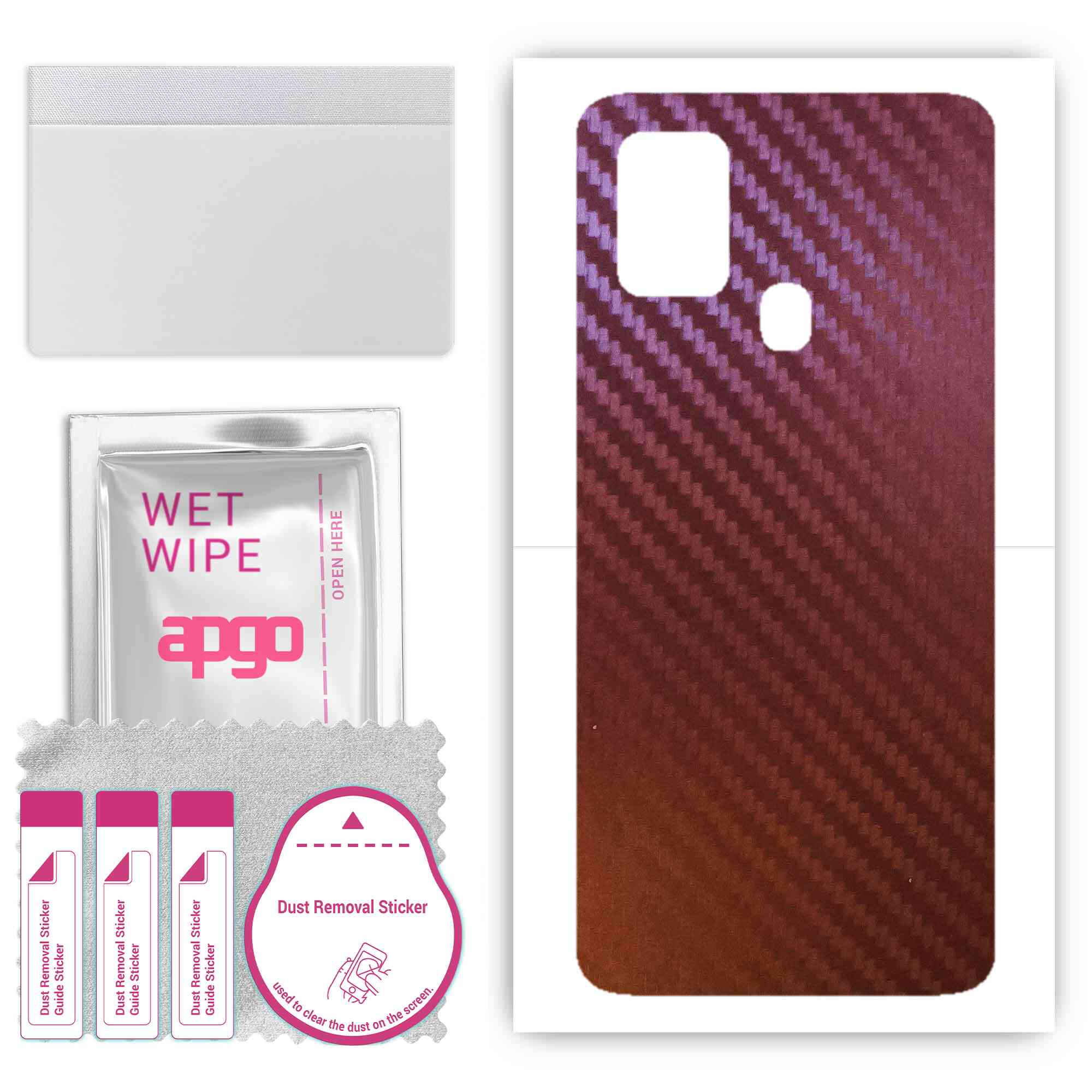 apgo skin sticker film foil vinyl for the BACK compatible with Samsung Galaxy A21s, scratch-resistant, easy to install - Carbon Chameleon CAKA5
apgo skin sticker film foil vinyl for the BACK compatible with Samsung Galaxy A21s, scratch-resistant, easy to install - Carbon Chameleon CAKA5