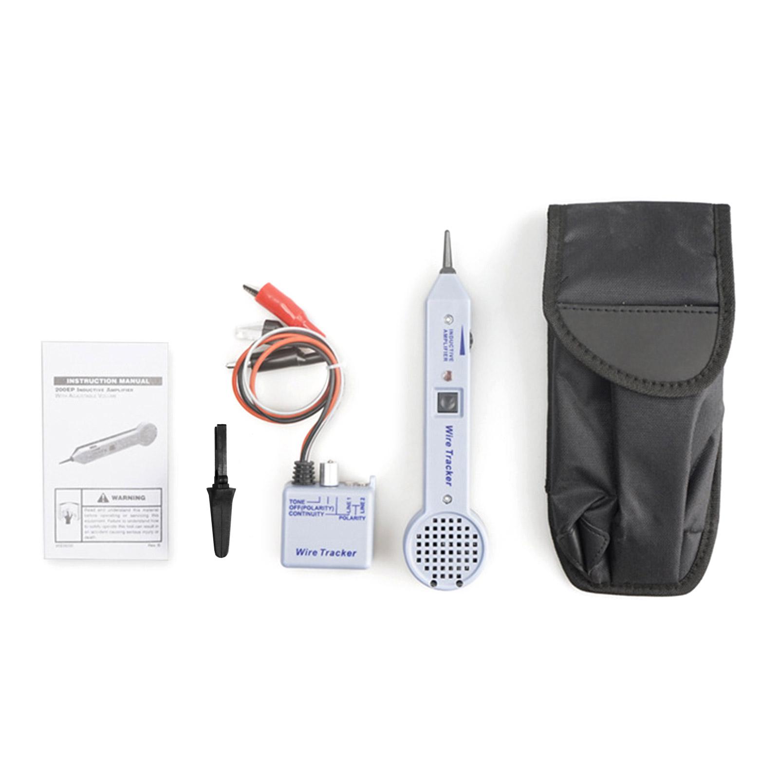 200EP High Accuracy Cable Tester Line Finder Wire Tracker- for Network Cable Collation for w/ Adjustable- Volume for w/
200EP High Accuracy Cable Tester Line Finder Wire Tracker- for Network Cable Collation for w/ Adjustable- Volume for w/