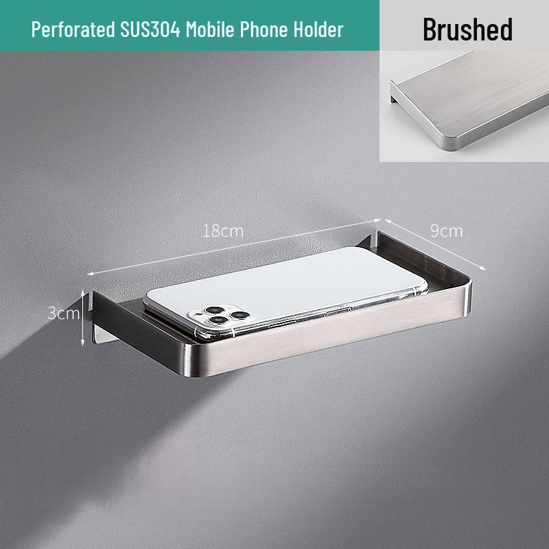 304 Stainless Steel Phone and Toilet Paper Holder - Bathroom Tray and Tissue Storage for Public Restrooms or Hotels 19*11.5*8.3cm
304 Stainless Steel Phone and Toilet Paper Holder - Bathroom Tray and Tissue Storage for Public Restrooms or Hotels 19*11.5*8.3cm