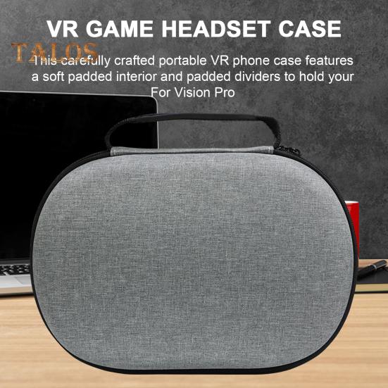 Жесткий футляр для очков VR, сумка-органайзер с ручкой, застежкой-молнией, ударопрочная, противоударная, портативная сумка для хранения для Vision Pro серый
Жесткий футляр для очков VR, сумка-органайзер с ручкой, застежкой-молнией, ударопрочная, противоударная, портативная сумка для хранения для Vision Pro серый