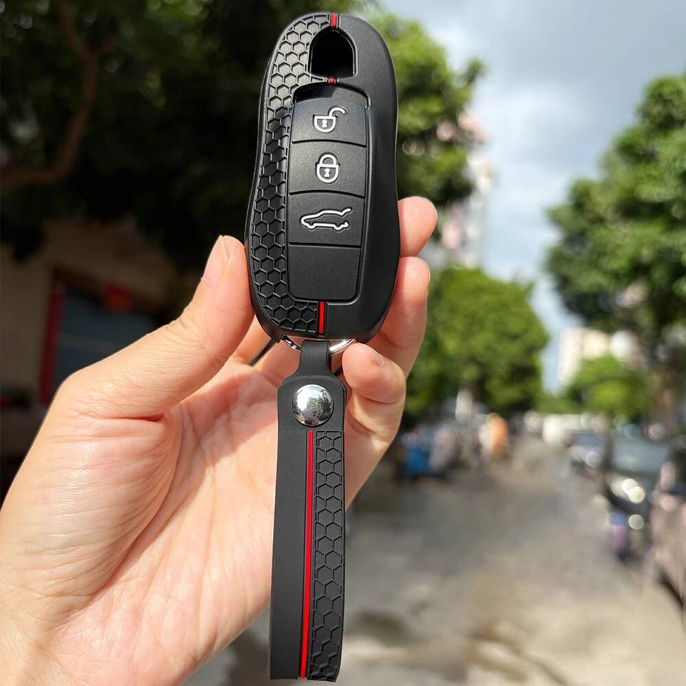 Keychain Holder For Porsche Macan Cayman Spyder 718 Boxster 718 Panamera Spyder Carrera Key Case Fob Covers Set
Keychain Holder For Porsche Macan Cayman Spyder 718 Boxster 718 Panamera Spyder Carrera Key Case Fob Covers Set