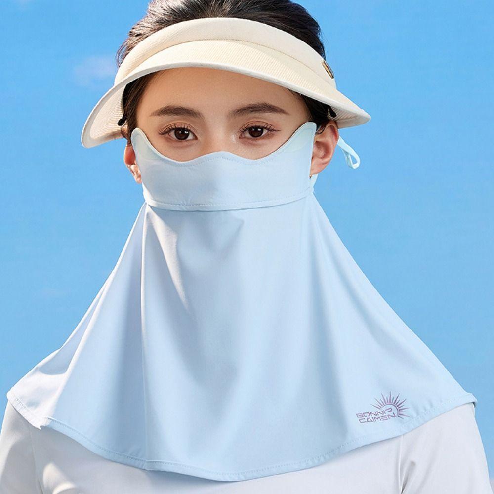 UV Protection Ice Silk Mask Solid Color Sunscreen Face Scarf Thin Face Cover Hiking
UV Protection Ice Silk Mask Solid Color Sunscreen Face Scarf Thin Face Cover Hiking