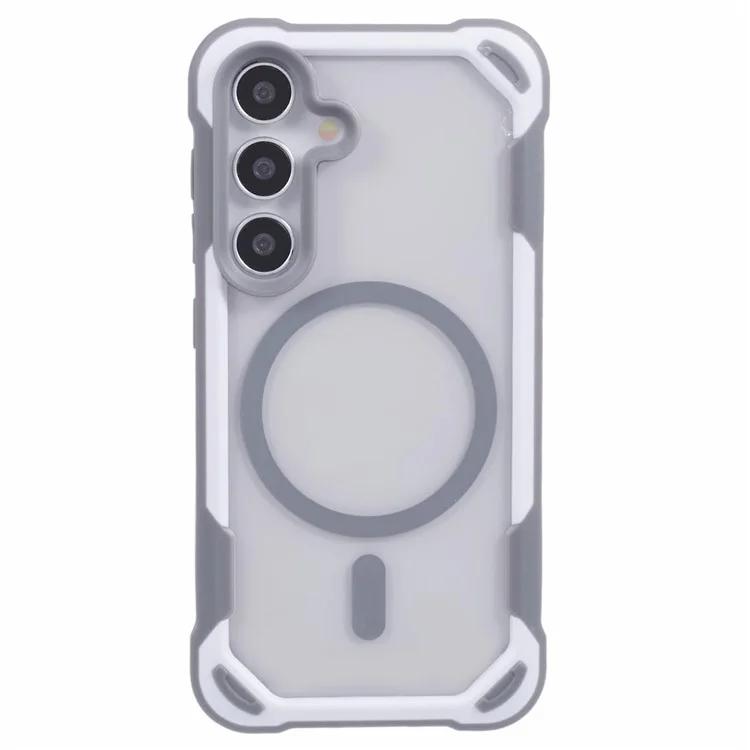 Серия KFX для Samsung Galaxy S24+ Чехол ТПУ + акриловый чехол для телефона, совместимый с MagSafe — серый
Серия KFX для Samsung Galaxy S24+ Чехол ТПУ + акриловый чехол для телефона, совместимый с MagSafe — серый