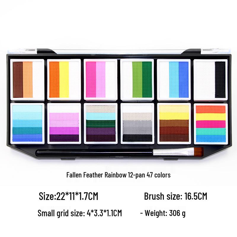 Детский аквагрим для сцены, уличных выступлений и Хэллоуина - Радужные полоски (запасные)
Детский аквагрим для сцены, уличных выступлений и Хэллоуина - Радужные полоски (запасные)