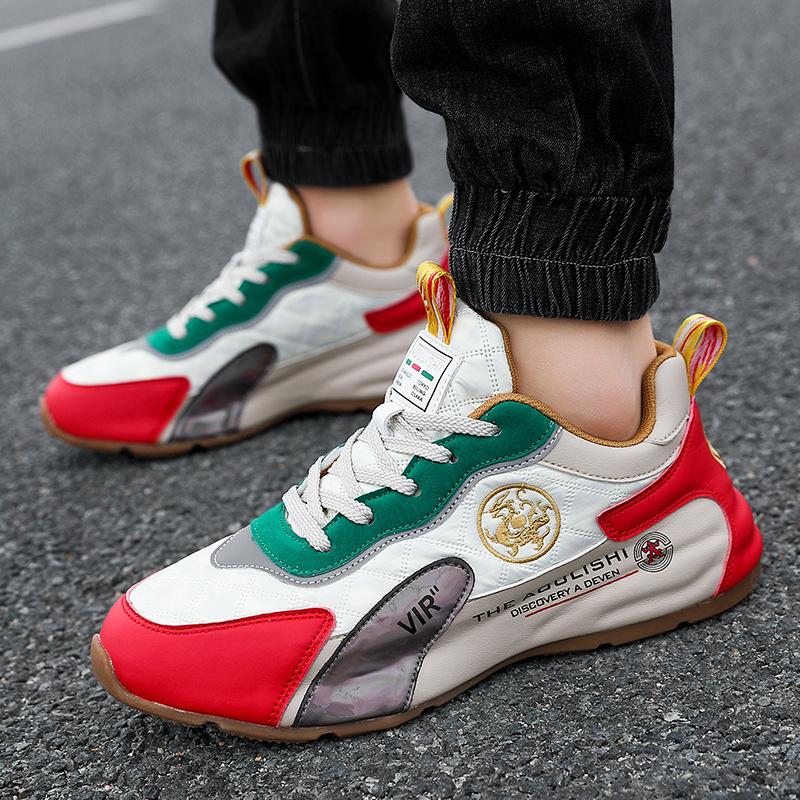 Spring color matching outdoor platform shoes men s fashion low-top lace-up inner height-increasing sports shoes couple trend running shoes 36
Spring color matching outdoor platform shoes men s fashion low-top lace-up inner height-increasing sports shoes couple trend running shoes 36