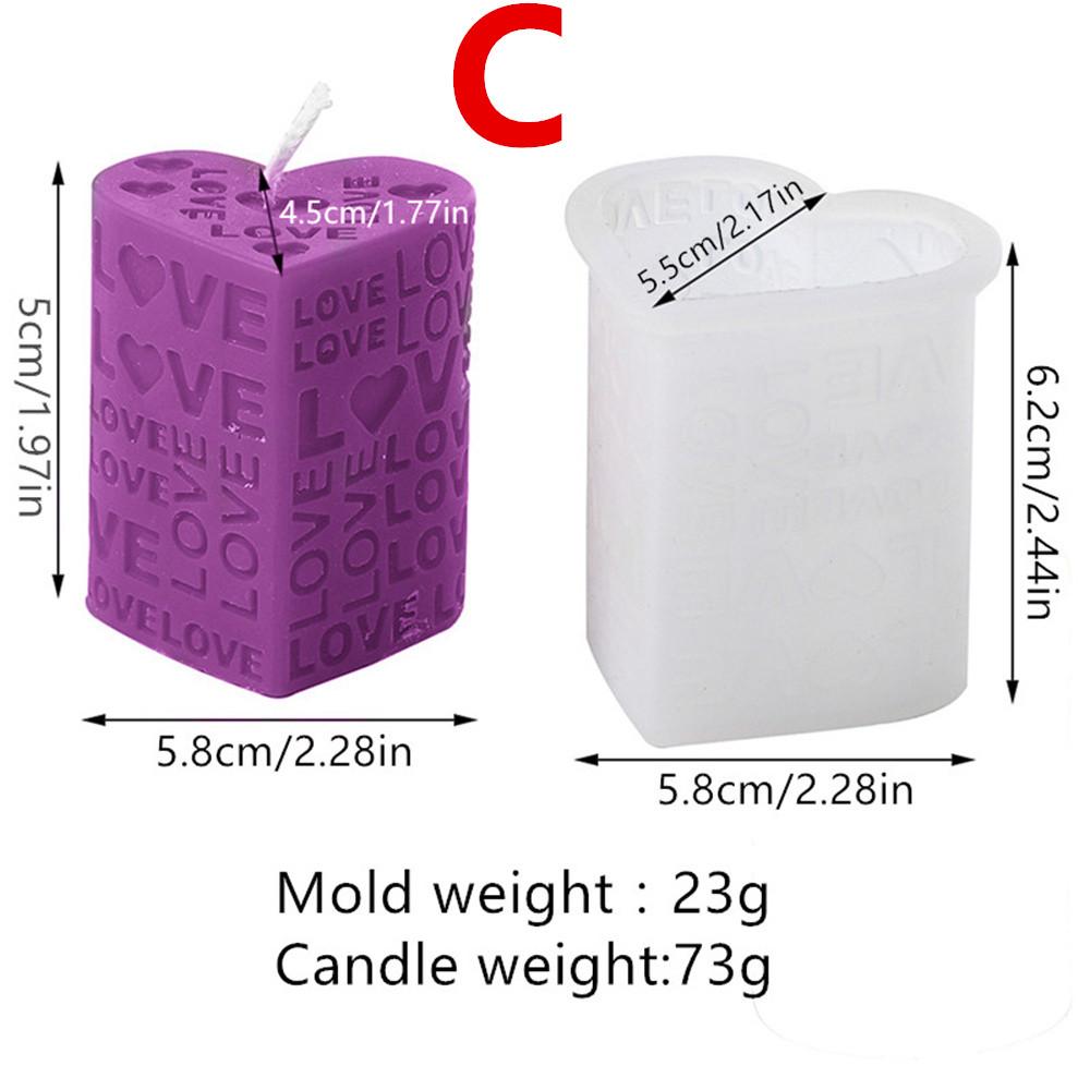1pc Love Pillar Silicone Candle Mold DIY Embossed LOVE Letters Cylinder Cube Mold Wedding Handmade Soap Valentine S Day Gift
1pc Love Pillar Silicone Candle Mold DIY Embossed LOVE Letters Cylinder Cube Mold Wedding Handmade Soap Valentine S Day Gift