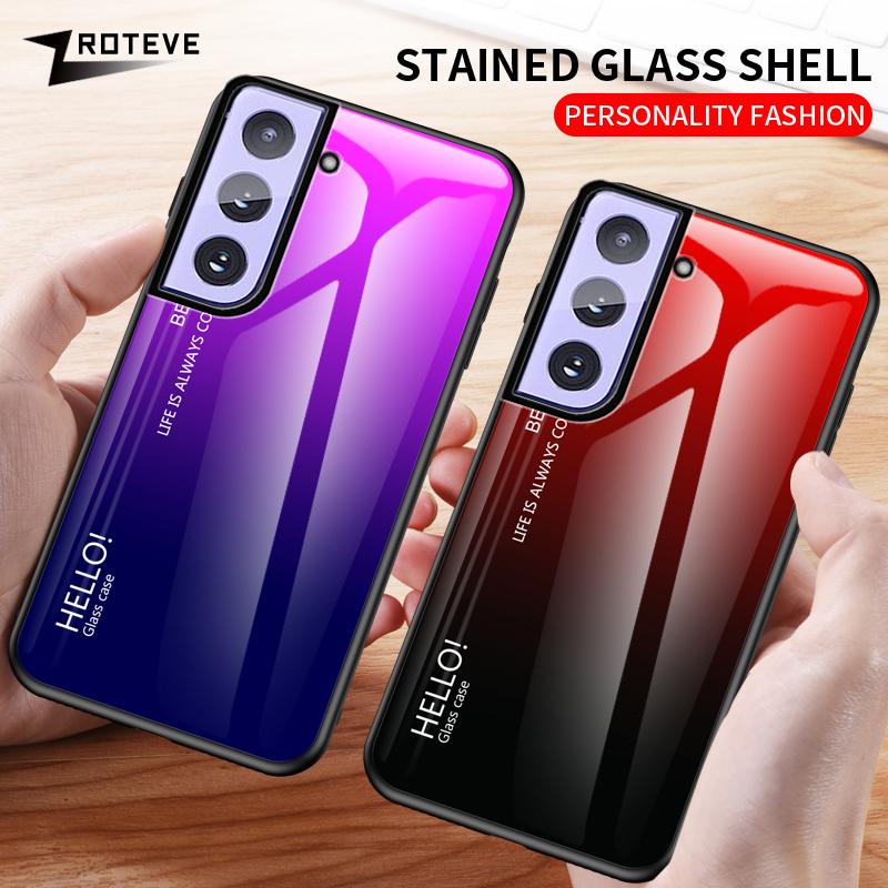 Чехол S21 с градиентным закаленным стеклом для Samsung Galaxy S23 S22 S21 S20 FE Ultra S10E S10 Lite S8 S9 Plus, чехлы для телефонов
Чехол S21 с градиентным закаленным стеклом для Samsung Galaxy S23 S22 S21 S20 FE Ultra S10E S10 Lite S8 S9 Plus, чехлы для телефонов