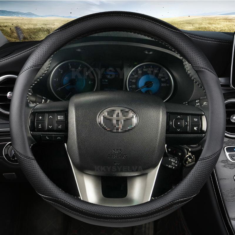 Кожаный чехол на рулевое колесо автомобиля из углеродного волокна для Toyota Fortuner 2016- Hilux 2015- 2022 Auto
Кожаный чехол на рулевое колесо автомобиля из углеродного волокна для Toyota Fortuner 2016- Hilux 2015- 2022 Auto