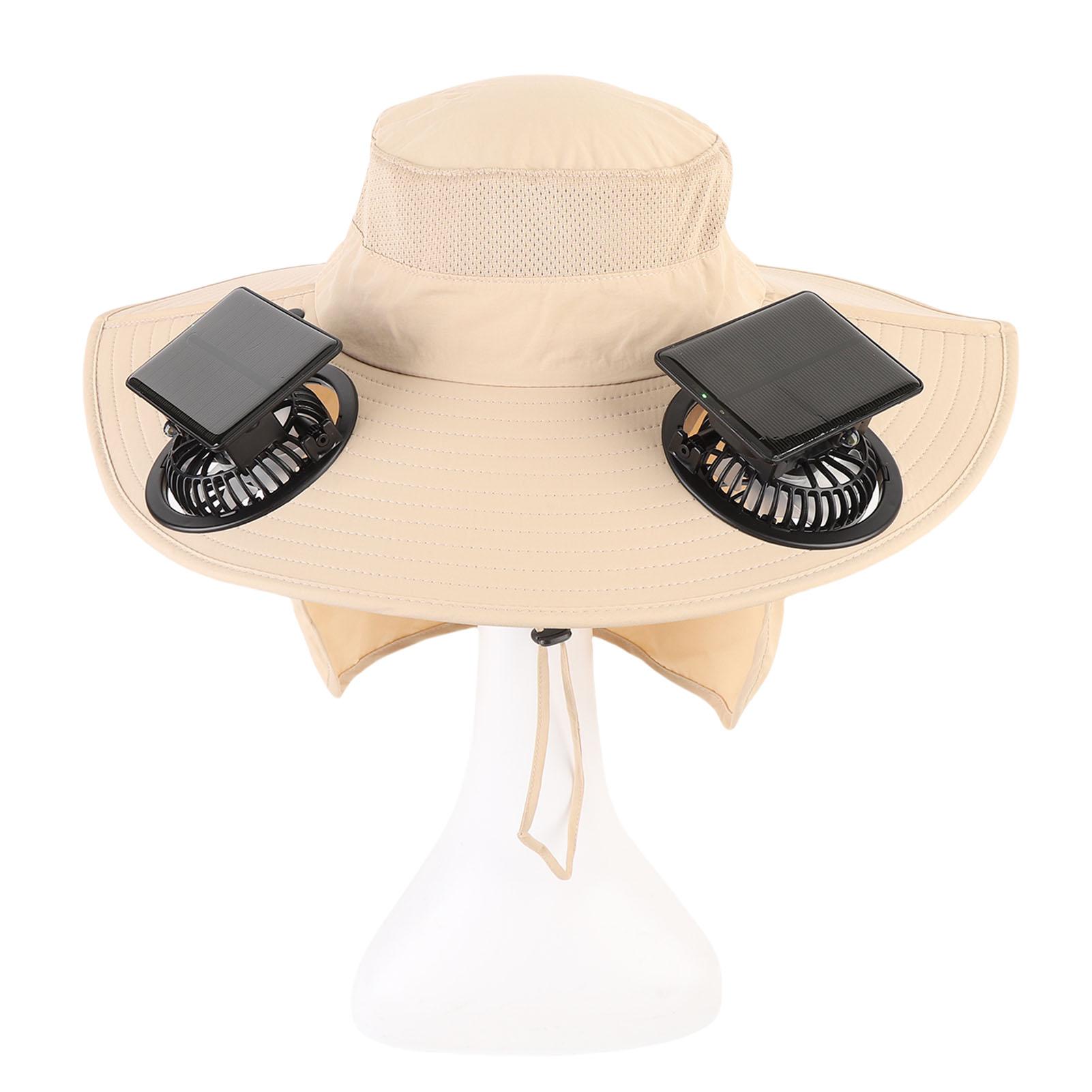 Широкополая шляпа от солнца с 2 солнечными вентиляторами, уличная шляпа для рыбалки с шейным клапаном на солнечной энергии и с USB-зарядкой
Широкополая шляпа от солнца с 2 солнечными вентиляторами, уличная шляпа для рыбалки с шейным клапаном на солнечной энергии и с USB-зарядкой