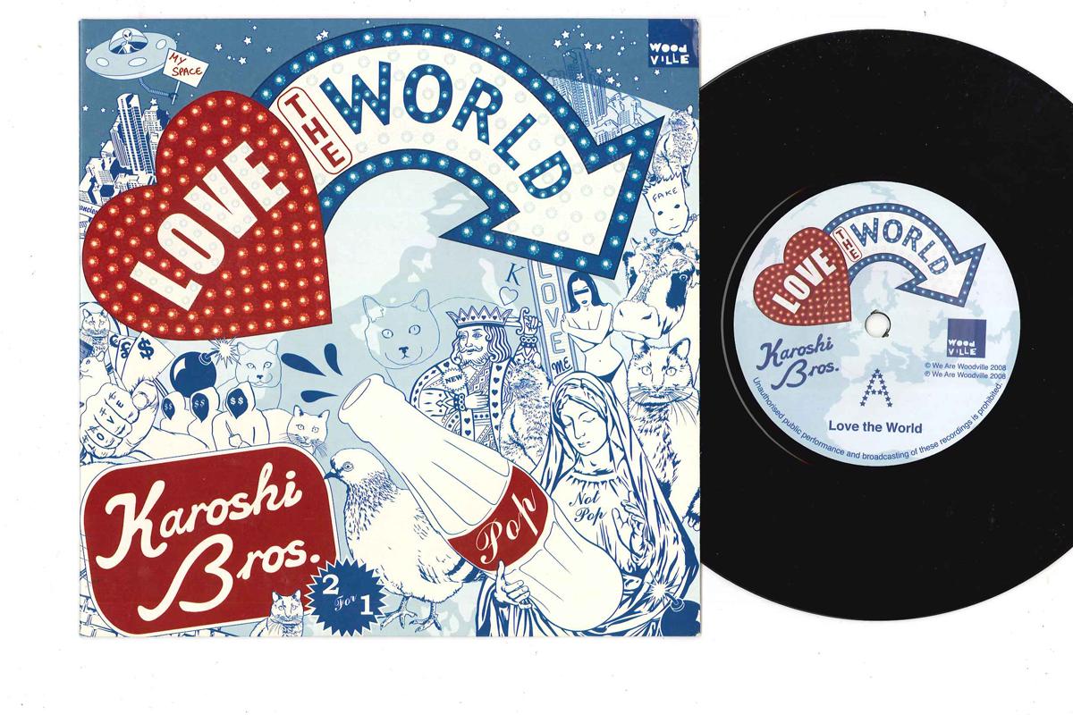 7inch Record KAROSHI BROS. - Love The World Away / Sayin Goodby WAW003 WE ARE WOODVILL 2008 UK Dance & Electronica Used
7inch Record KAROSHI BROS. - Love The World Away / Sayin Goodby WAW003 WE ARE WOODVILL 2008 UK Dance & Electronica Used