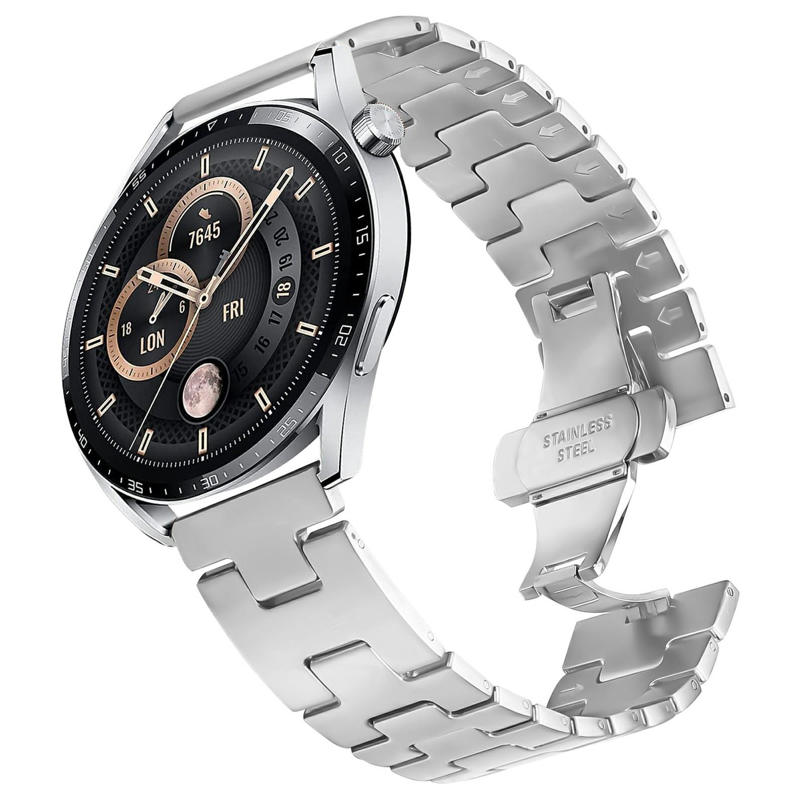 For Huawei Watch GT 3 SE Replacement Strap H-Type Butterfly Clasp Stainless Steel Watch Band Silver As shown A
For Huawei Watch GT 3 SE Replacement Strap H-Type Butterfly Clasp Stainless Steel Watch Band Silver As shown A