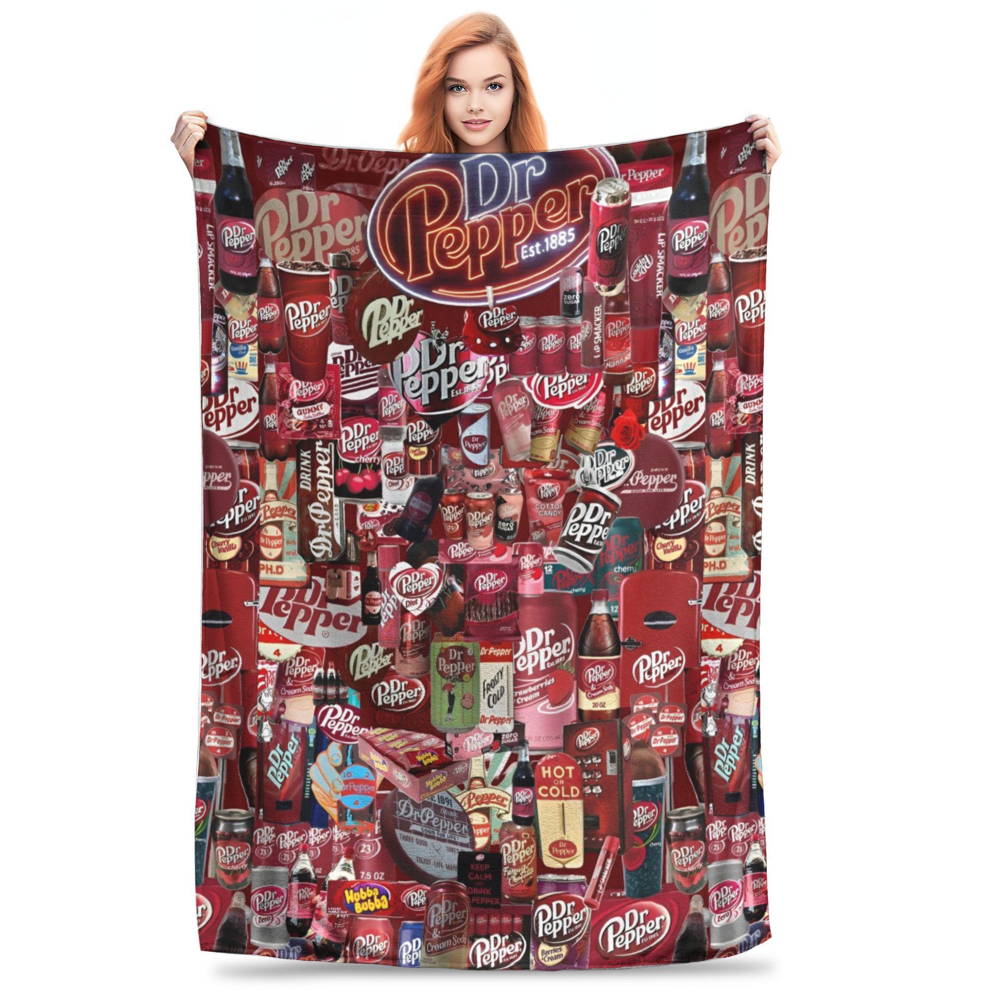 Пледи Dr Pepper Фланелеві Чудові М які Пледи для Ліжка Вітальні Декору 30x40in
Пледи Dr Pepper Фланелеві Чудові М які Пледи для Ліжка Вітальні Декору 30x40in