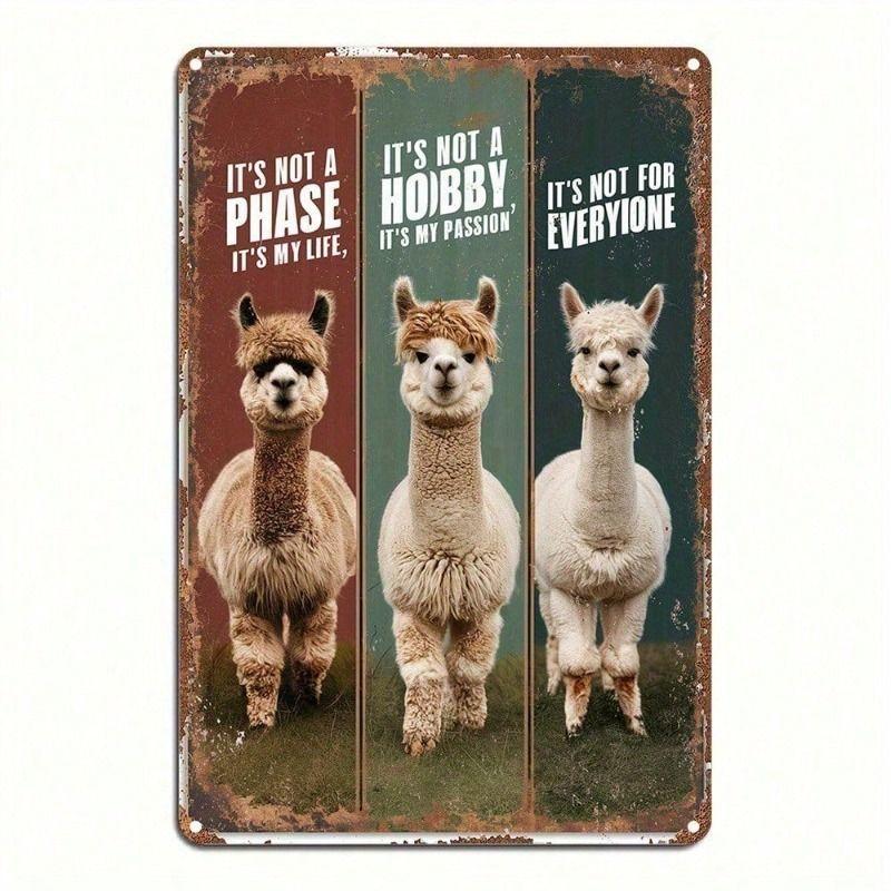 Vintage Metal Poster Alpaca Lama Inspirational Quote 2D Flat Rusted Wall Art Farmhouse
Vintage Metal Poster Alpaca Lama Inspirational Quote 2D Flat Rusted Wall Art Farmhouse