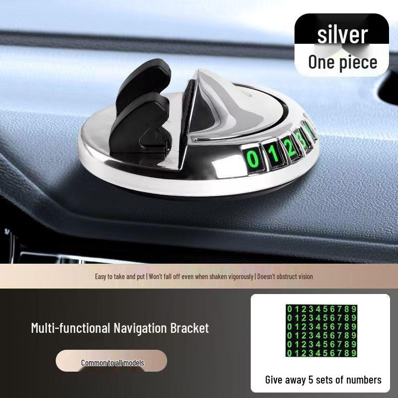 360° Rotating Car Navigation Bracket for Center Console срібний
360° Rotating Car Navigation Bracket for Center Console срібний