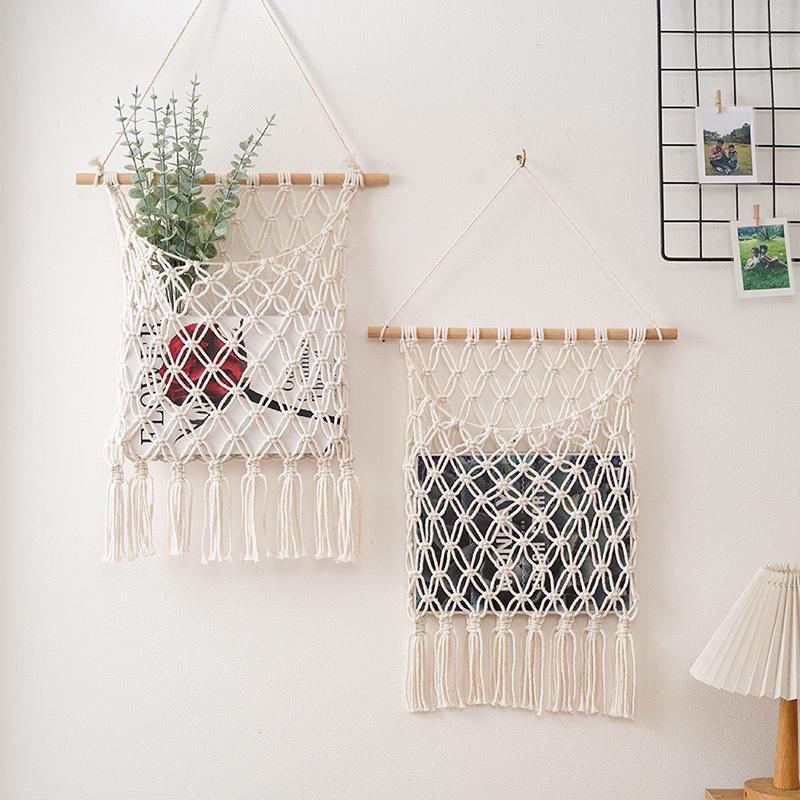 1PC Woven Wall Basket for Books and Plants Boho Chic Bedroom Storage Wall Art one floor
1PC Woven Wall Basket for Books and Plants Boho Chic Bedroom Storage Wall Art one floor