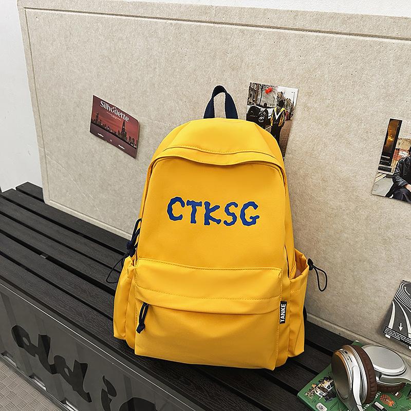 Школьный рюкзак новый нишевый однотонный с буквенным принтом студенческий рюкзак в стиле ретро большой вместимости повседневный универсальный рюкзак легкая дорожная сумка
Школьный рюкзак новый нишевый однотонный с буквенным принтом студенческий рюкзак в стиле ретро большой вместимости повседневный универсальный рюкзак легкая дорожная сумка