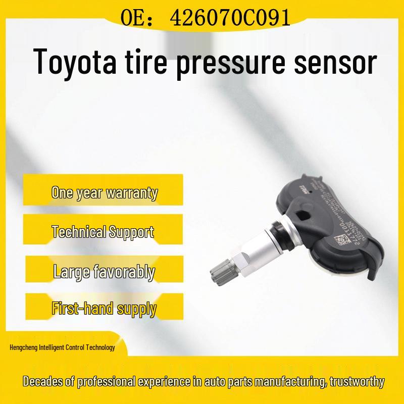 315MHz TPMS Tire Pressure Sensor for Toyota (Model: 42607-0C091) Rubber
315MHz TPMS Tire Pressure Sensor for Toyota (Model: 42607-0C091) Rubber