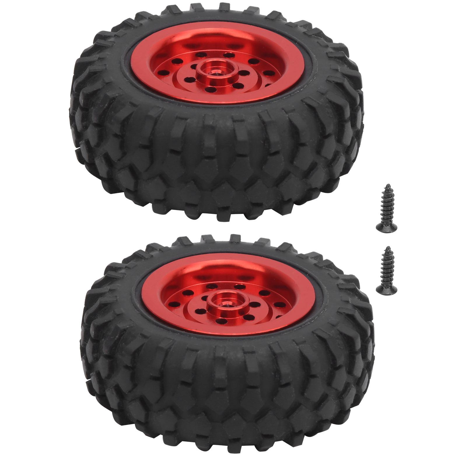 55mm2.2in RC Truck Tires with Screw Aluminium Alloy Rubber AntiSkid for WPL D12 110(Red R )
55mm2.2in RC Truck Tires with Screw Aluminium Alloy Rubber AntiSkid for WPL D12 110(Red R )