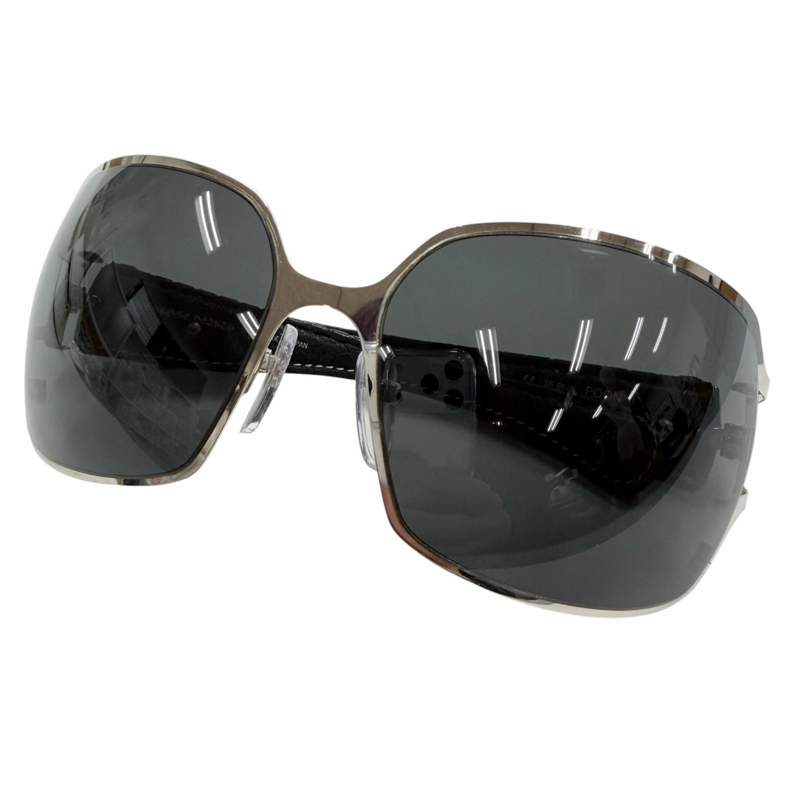 Great CHROME HEARTS sunglasses POON 2/Stainless Steel-BKL black leather mens Used
Great CHROME HEARTS sunglasses POON 2/Stainless Steel-BKL black leather mens Used