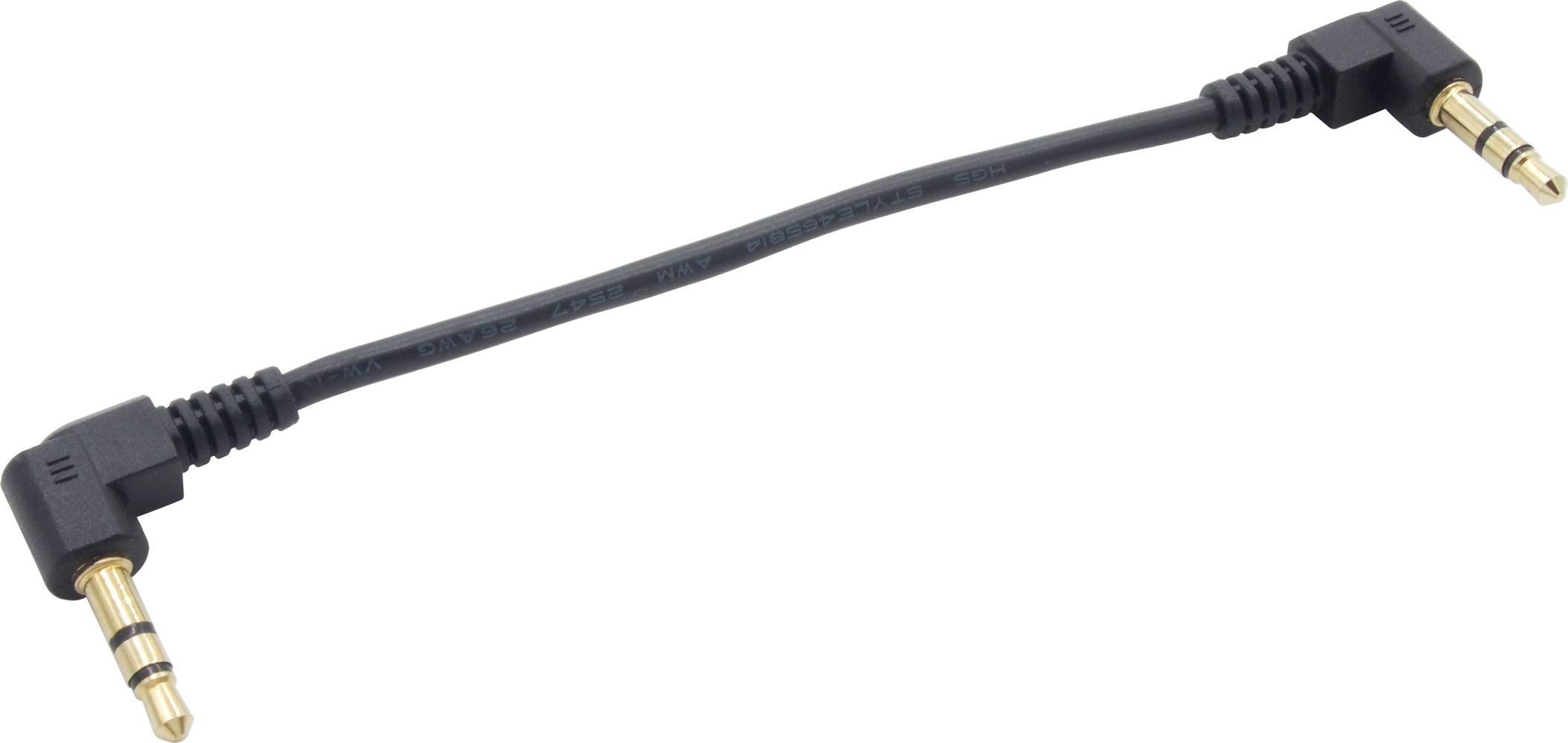Audiophile Stereo Mini Plug Audio Cable 3 Pole Black Both Terminals L Shape 10cm 3.5mm
Audiophile Stereo Mini Plug Audio Cable 3 Pole Black Both Terminals L Shape 10cm 3.5mm