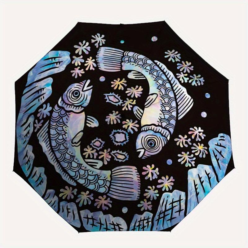 1pc Fish Embroidery PatternAutomatic Open/close, All-Season Portable Folding Umbrella for Friends, Travel, Everyday, Events, Durable Frame yy250806109
1pc Fish Embroidery PatternAutomatic Open/close, All-Season Portable Folding Umbrella for Friends, Travel, Everyday, Events, Durable Frame yy250806109