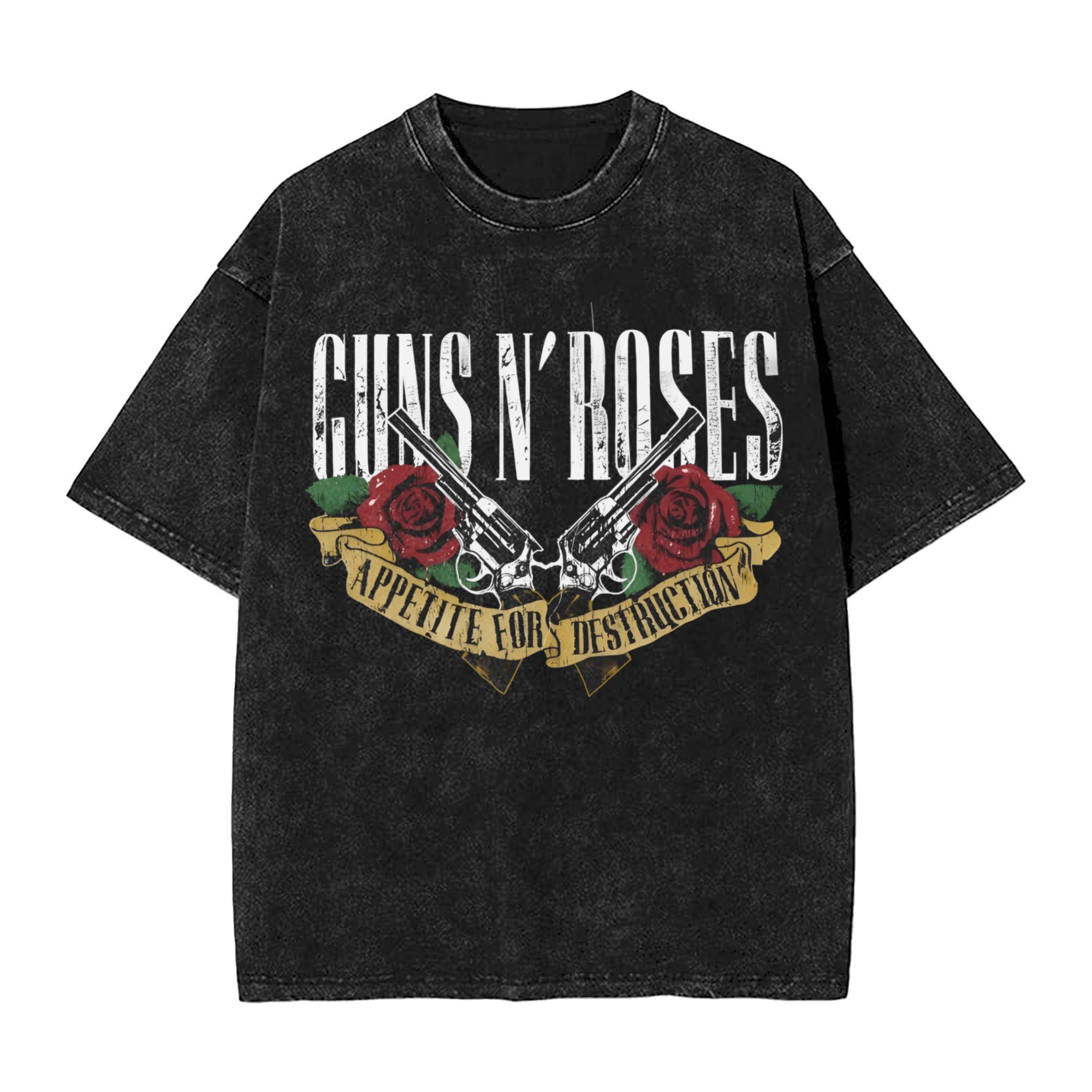 Guns N Roses Washed T Shirt Men Vintage Cotton T-Shirts Summer O Neck Harajuku Tees Design Tops S
Guns N Roses Washed T Shirt Men Vintage Cotton T-Shirts Summer O Neck Harajuku Tees Design Tops S