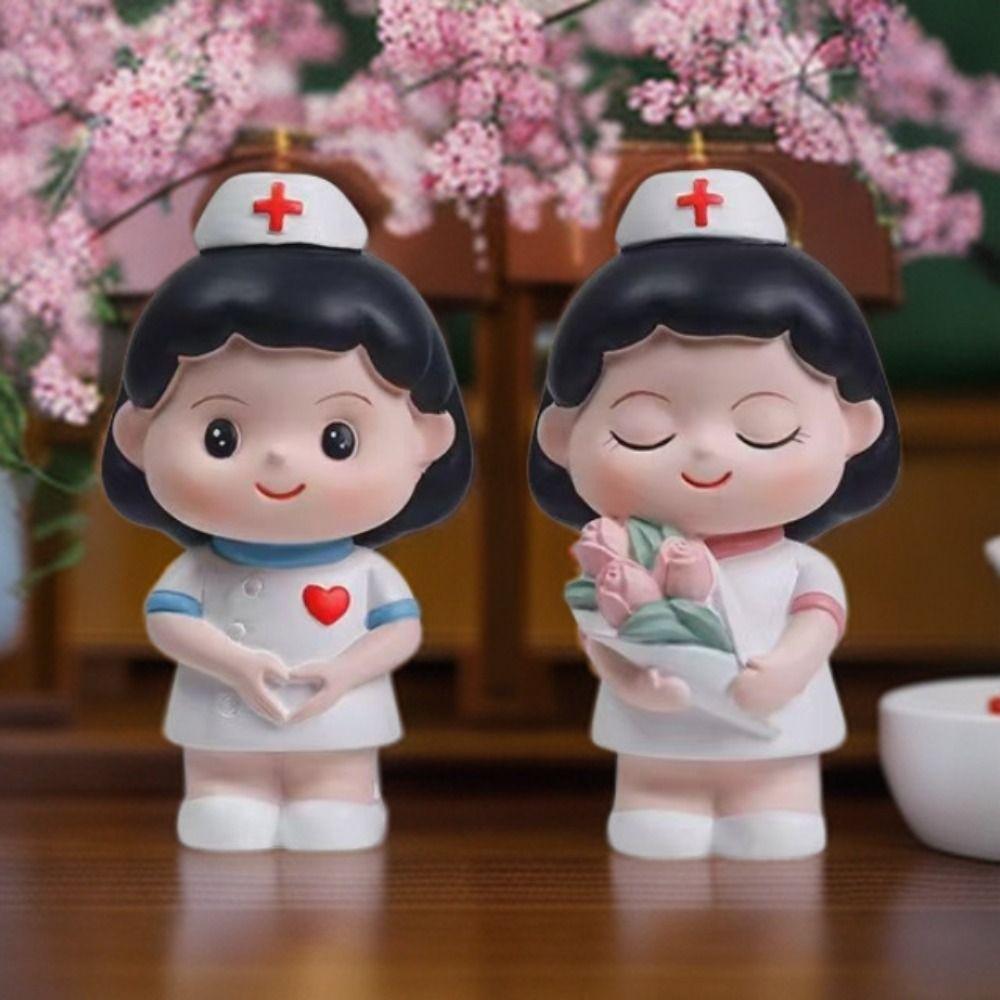 DlY Doctor Garage Kit Resin Nurse Baking Ornaments Cartoon Doctor Nurse Model Statue Gift Nurse-Embracing Flowers
DlY Doctor Garage Kit Resin Nurse Baking Ornaments Cartoon Doctor Nurse Model Statue Gift Nurse-Embracing Flowers