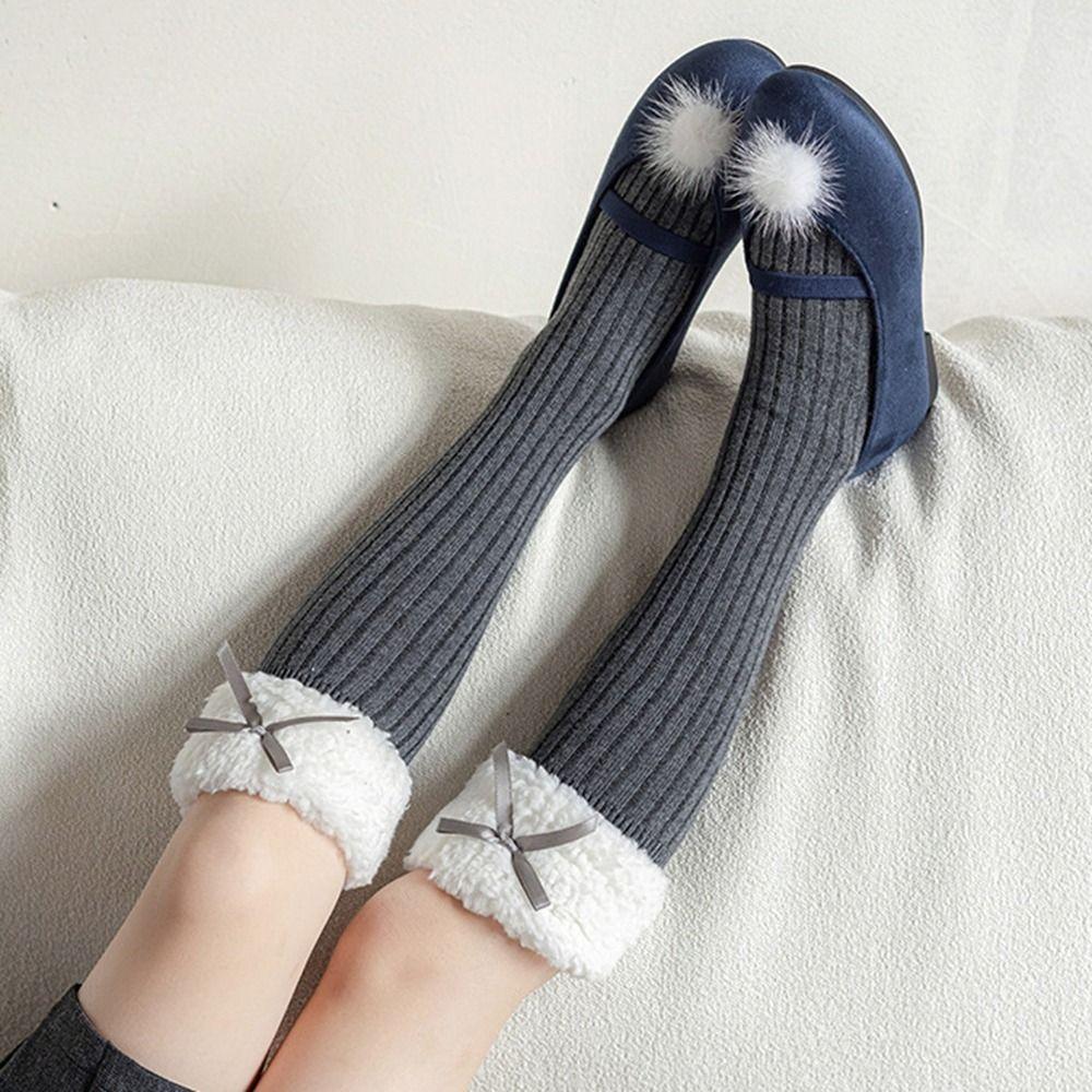Autumn&Winter Plush Hosiery Cotton Bow Socks Fashion Design Lamb Wool Stocking Girls кавовий
Autumn&Winter Plush Hosiery Cotton Bow Socks Fashion Design Lamb Wool Stocking Girls кавовий