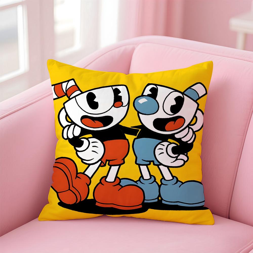 Cartoon C-Cuphead Cushion Cover Comfortable Reversible Pillow Cover Ideal for Car Sofa Bedroom & Beyond 12x12Inch
Cartoon C-Cuphead Cushion Cover Comfortable Reversible Pillow Cover Ideal for Car Sofa Bedroom & Beyond 12x12Inch