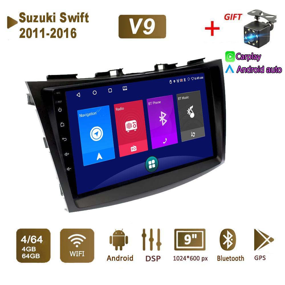 Android Car Radio Stereo для Suzuki Swift 2011-2016 GPS-навигация 2DIN 4-ядерный мультимедийный проигрыватель Carplay Autoradio 4+64 ГБ 1+16GB
Android Car Radio Stereo для Suzuki Swift 2011-2016 GPS-навигация 2DIN 4-ядерный мультимедийный проигрыватель Carplay Autoradio 4+64 ГБ 1+16GB
