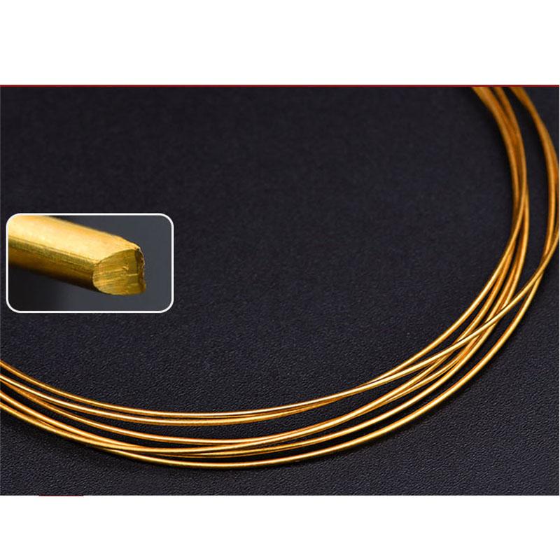 Чистое золото 24k Золотая нить DIY Браслет Ожерелье Серьги Изящные ювелирные изделия Находки и компоненты
Чистое золото 24k Золотая нить DIY Браслет Ожерелье Серьги Изящные ювелирные изделия Находки и компоненты