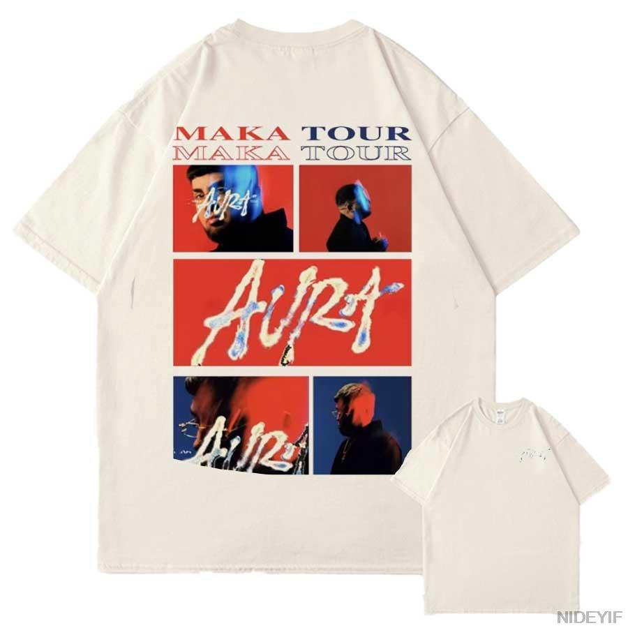 Rapper Maka 2025 Aura Tour Merch T shirt for Unisex Women Hiphop Streetwear Oversized Tops 100 Cotton TShirt MK4 4XL
Rapper Maka 2025 Aura Tour Merch T shirt for Unisex Women Hiphop Streetwear Oversized Tops 100 Cotton TShirt MK4 4XL