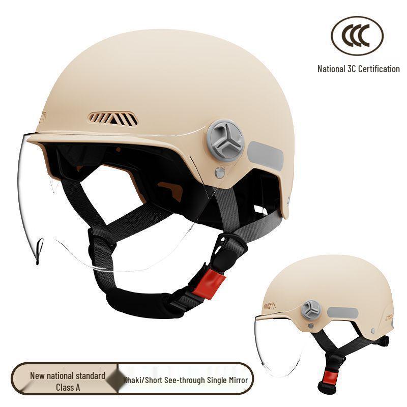 3C Certified Electric Vehicle Helmet, All-Season Half Helmet for Men and Women
3C Certified Electric Vehicle Helmet, All-Season Half Helmet for Men and Women