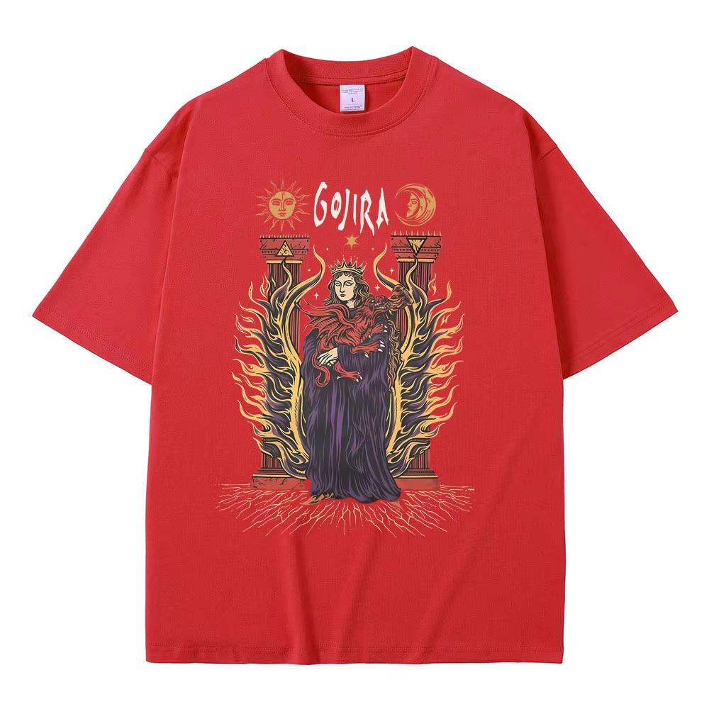 Metal Rock Band Gojira Merch T Shirt Mens Women Fashion Oversized Tshirt Cotton Vintage T Shirt Hotselling New Arrival 4XL
Metal Rock Band Gojira Merch T Shirt Mens Women Fashion Oversized Tshirt Cotton Vintage T Shirt Hotselling New Arrival 4XL